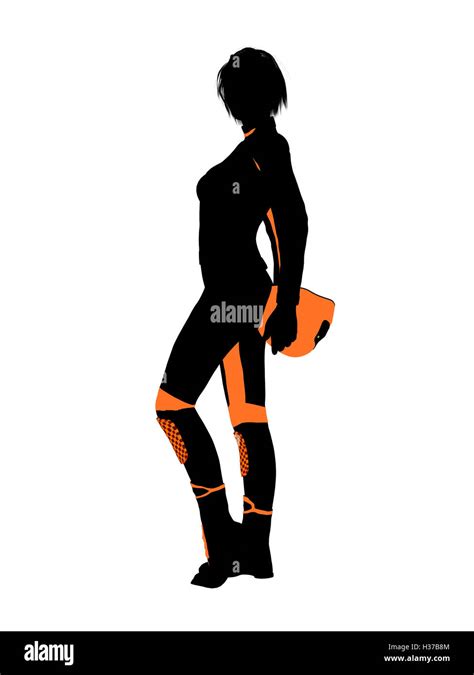 Woman Motorcycle Silhouette Hi Res Stock Photography And Images Alamy