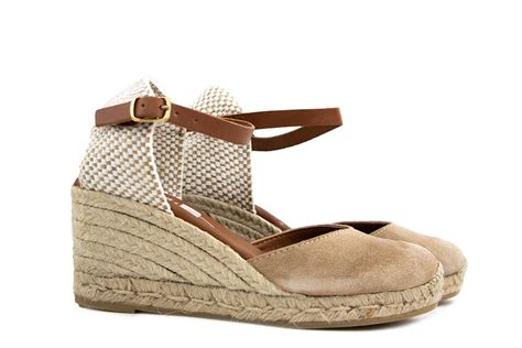 Viguera Espadrille Vitello Desert I Worldwide Shipment Low Fees