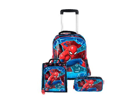 Ripley SET 3 PIEZAS SPIDERMAN MALETA LONCHERA CARTUCHERA REGULAR