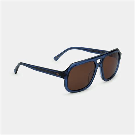 Electric Augusta Sunglasses Aquaphor Blue Translucent Bronze Polarized