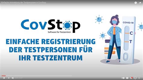 Einfache Anmeldung Der Testpersonen In Covstop Youtube