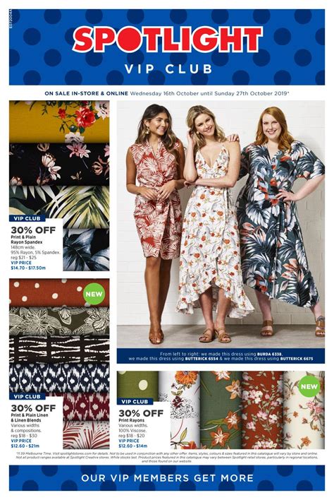 Spotlight Catalogue Sew 16 - 27 Oct 2019 - Catalogue AU