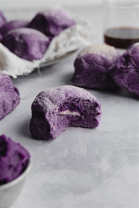 Vegan Ube Cheese Pandesal Filipino Recipe Floured Frame 2024