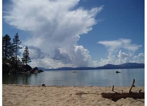 Sand Harbor State Park Lake Tahoe Nv I Took This Picture I Thought The Clouds Building Up