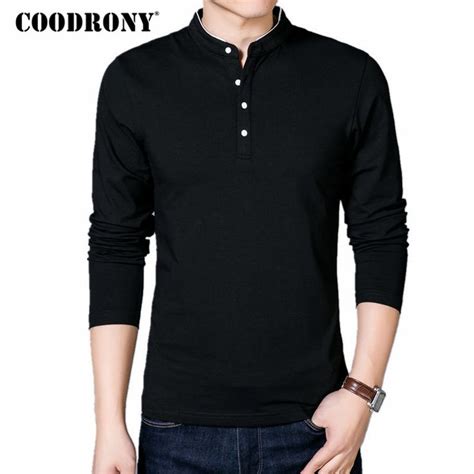 Coodrony T Shirt Men 2017 Spring Autumn New 100 Cotton T Shirt Men