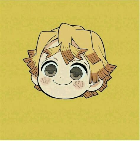 Fondo De Perfil De Zenitsu Agatsuma Kawaii Chibi Cute Chibi Anime