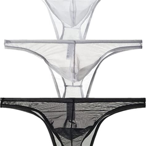 D Slips Pour Hommes Slips Rotiques Transparents Slips Taille Basse