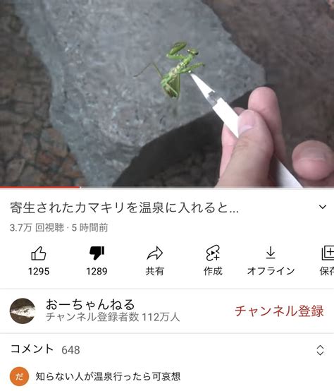 大物youtuber、熱海旅館の露天風呂にカマキリを投入して炎上 ヲチtube