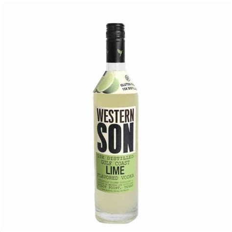 Western Son Lime Vodka Ml Elma Wine Liquor