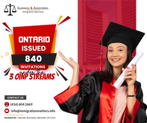 Ontario Issued 840 Invitations Under The 3 OINP Streams Immigration