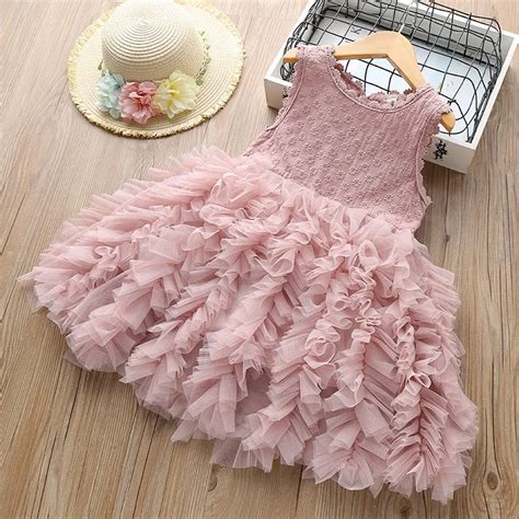 Princess Dress For Children Girls Gauze Evening Baby Girls Summer