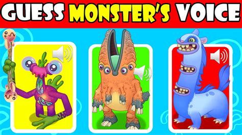 Guess The Monster S Voice My Singing Monsters Yooreek Meebkin