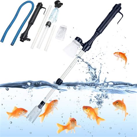 Rosebear Aspirateur Électrique Pour Aquarium Nettoyeur Automatique De