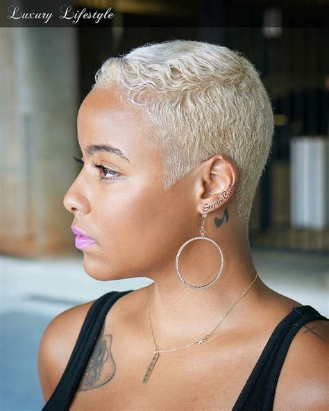 Short Blonde Hairstyles For Black Women