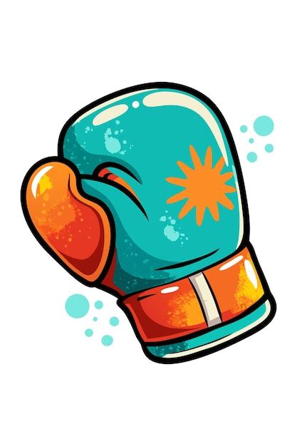 Watercolor Boxing Gloves Vector Illustration Premium Ai Generated Vector