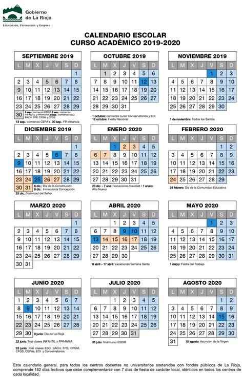 Calendario Escolar Curso 2020 2021 Caleyando Por Valdes Images