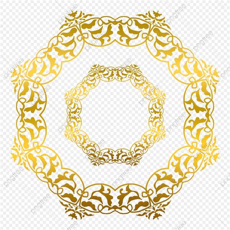 Islamic Pattern Gold Png Image Islamic Pattern Gold Pattern Islamic