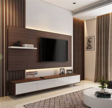 Pin by Amal Alhadeed on واجهة تلفزيون Tv unit interior design Home