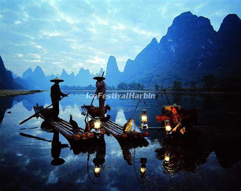 Li River Cormorant Fishing - Li River Photos, Guilin, China