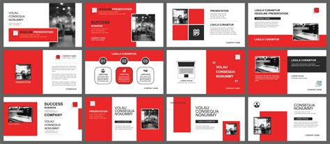 layout template red vector image