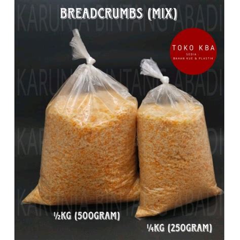 Jual Bread Crumb Tepung Roti Panir Mix Repack 250 Gram 500 Gram