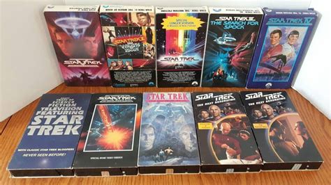 Star Trek Collection VCR Cassettes Group of Ten Vintage Star | Etsy