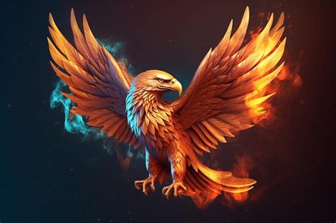 Premium Ai Image Photo Fire Eagle Logo Ai Render