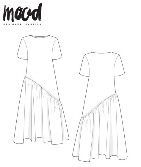 The Dill Dress Free Sewing Pattern Mood Sewciety Plus Size Sewing