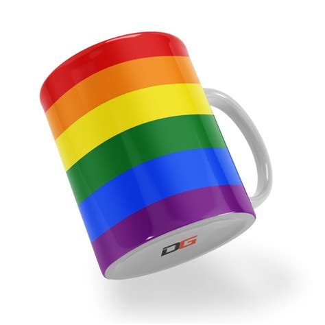 Caneca Lgbt Arco Ris Diversidade Bandeira Love Is Love