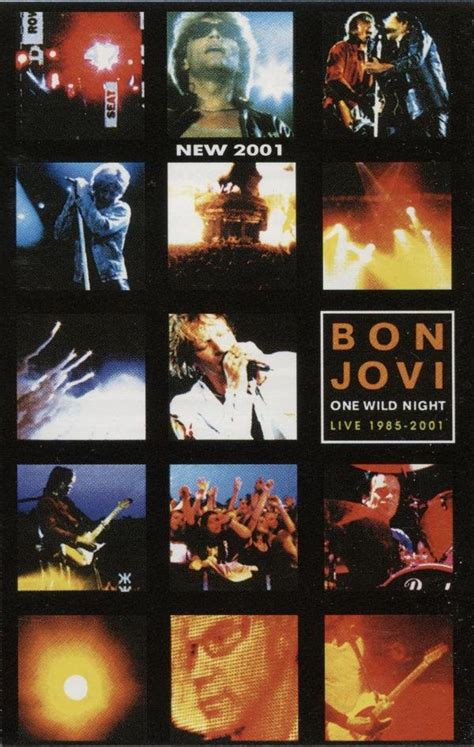 Bon Jovi One Wild Night Live 1985 2001 2001 Cassette Discogs