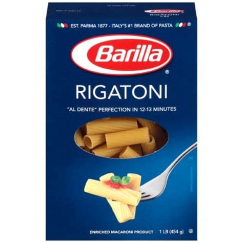 Barilla Rigatoni Pasta 16oz Pack Of 16 16 Packs Kroger