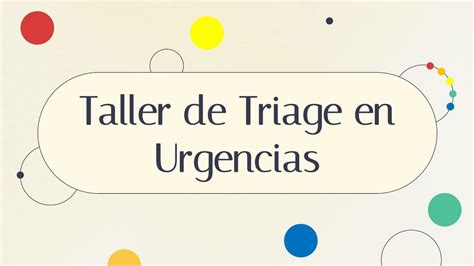 Taller De Triage En Urgencias FERNANDA SANCHEZ RUEDA UDocz