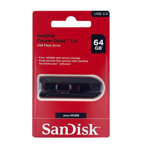 Sandisk 64gb Cruzer Glide 30 Usb Flash Drive Usb Sdcz600 064g Suntechk