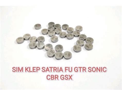 Sim Klep Ukuran Harga Pcs Original Satria Fu Supra Gtr Sonic