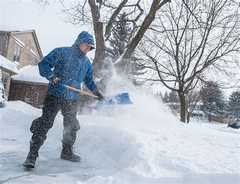 Snow Shoveling And Heart Health What Are The Risks