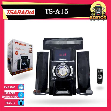 TSARADIA TS A15 4 In 1 Extra Bass Speaker Woofer Multimedia Speaker TV