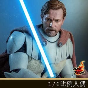 售完Hot Toys TMS095 1 6比例星球大战 克隆人战争欧比旺 克诺比 珍藏人偶系列 Hot Toys兵人及配件 兵人要塞