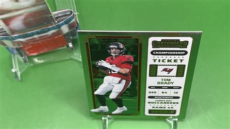 Panini Contenders Championship Ticket Tom Brady For Sale