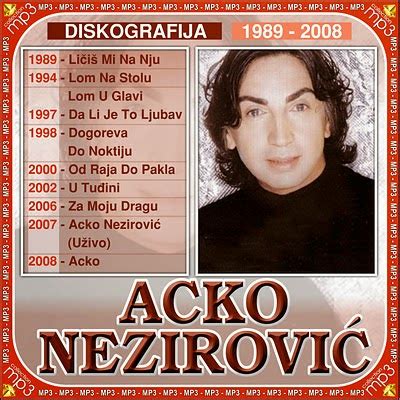 Magaza Diskografije Acko Nezirovic Diskografija