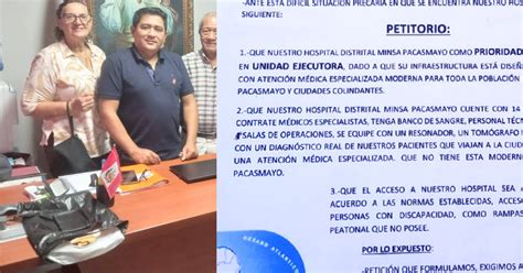 Recolectan Firmas Para Exigir Mejorar Condiciones De Hospital Pacasmayo