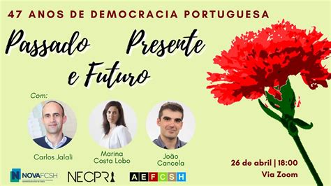 Webinar Anos De Democracia Portuguesa Passado Presente E Futuro