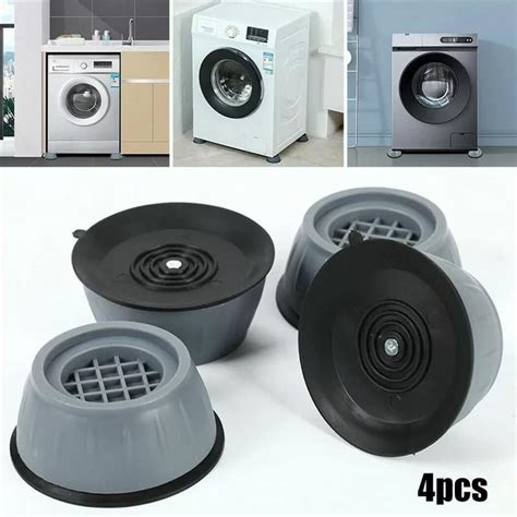 4pcs Anti Vibration Feet Pads Washing Machine Rubber Mat Anti Vibration Pad Dryer Non Slip