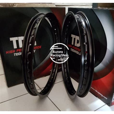 Jual Velg Tdr W Shape Set Ring X Warna Black Shopee