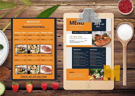 Free Breakfast Restaurant Menu Template Catering Menu Breakfast Menu