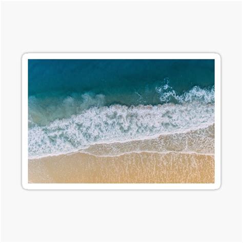 Ocean Beach Sticker For Sale By Mongjeong Redbubble