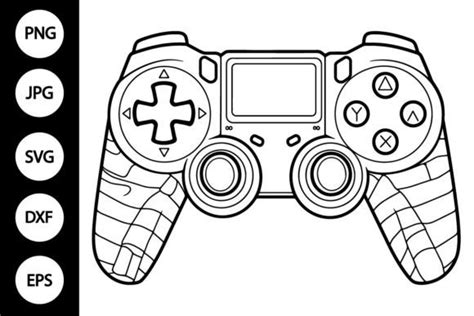 Outline Console Controller SVG Graphic By MYDIGITALART13 Creative Fabrica