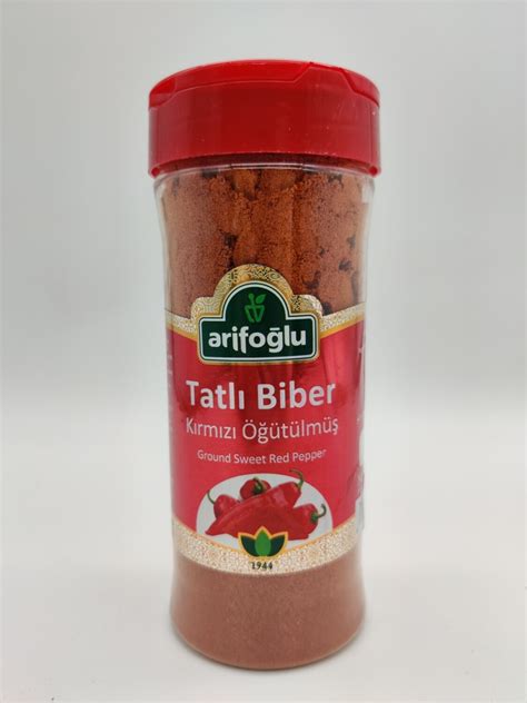 Arifoglu TATLI BIBER PAPRICA SWEET RED PEPPER GROUND 160gr