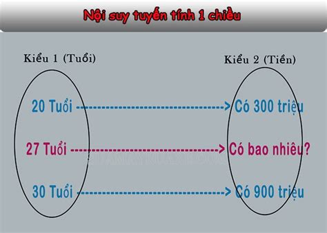 công thức nội suy tuyến tính - Mobitool