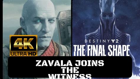 Destiny 2 The Final Shape Zavala Joins The Witness Cutscene Cinematic