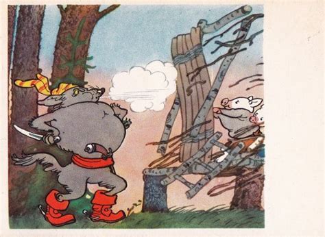 An Old Cartoon Shows Two Mice Fighting In The Woods One Is Wearing Red